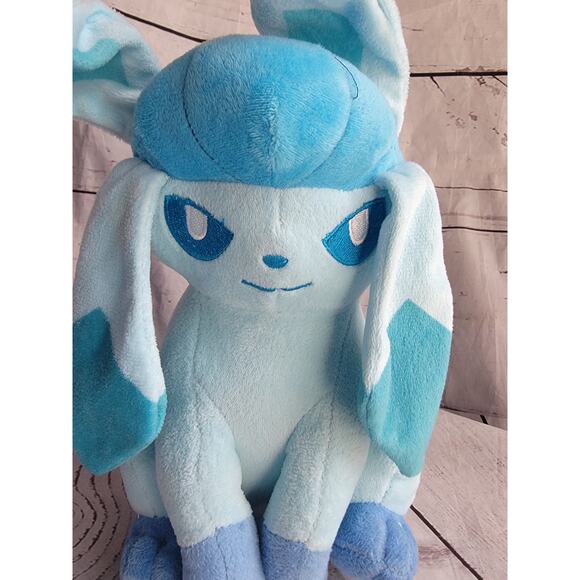 Pokemon Glaceon 9 Inch Stuffed Animal Plush Anime Character - Picture 2 of 8